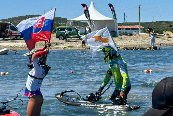 Mike Michaelides GP Turkey 2026 flag carrier