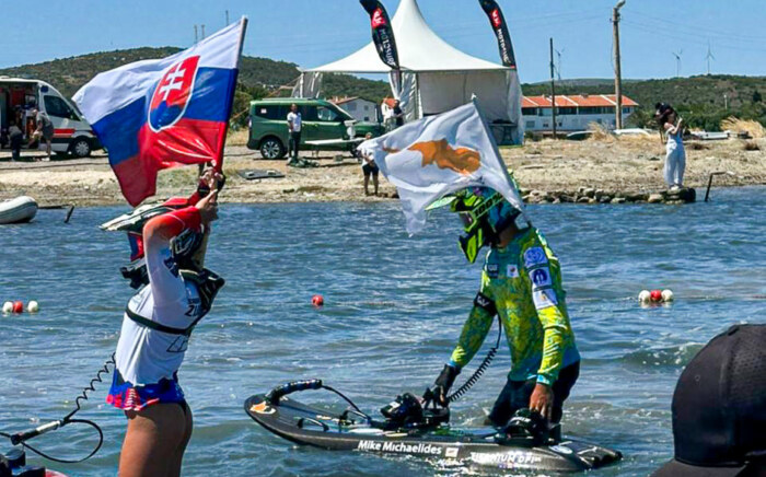Mike Michaelides GP Turkey 2026 flag carrier